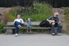 Playing with Grandpa